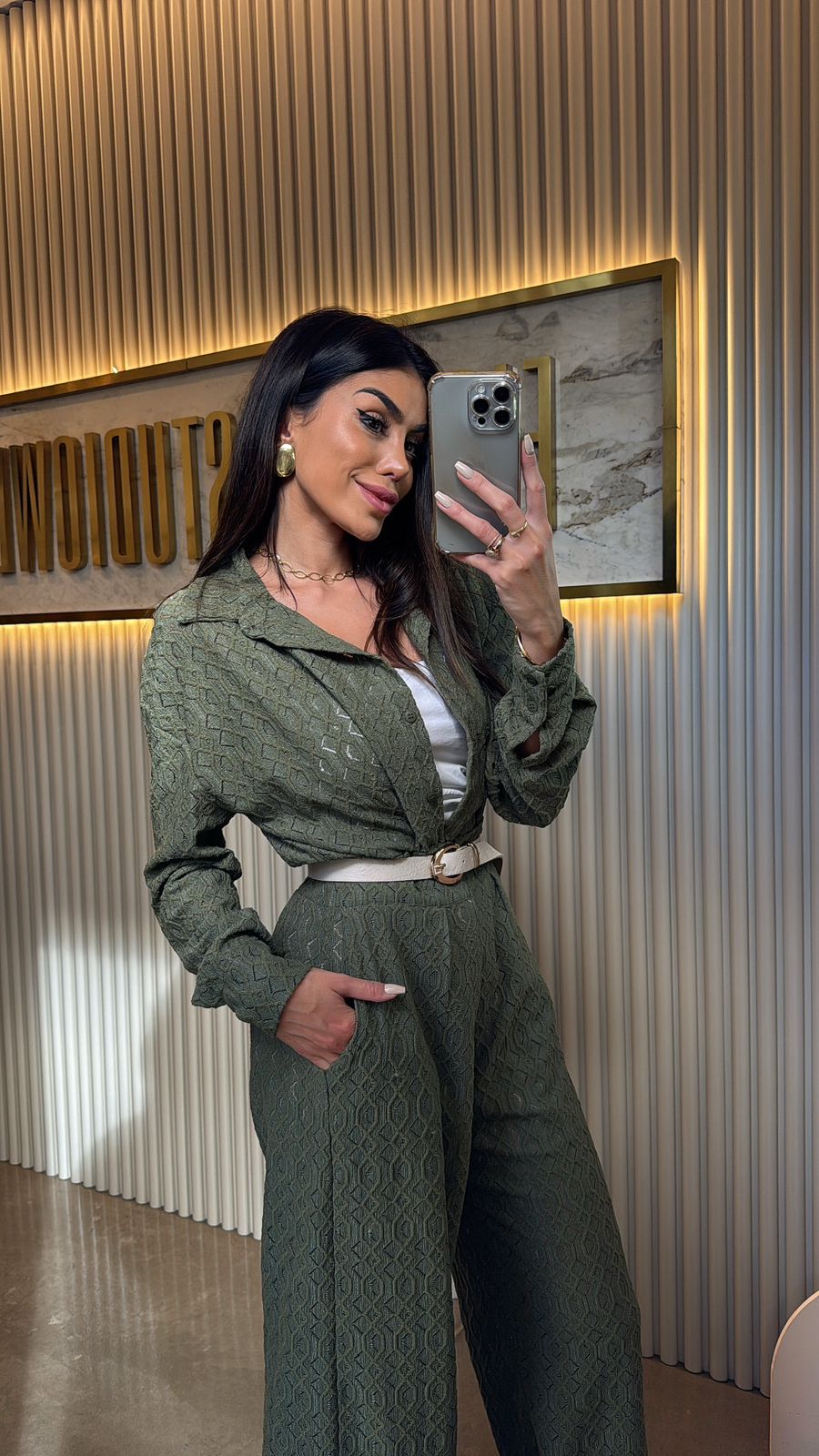 CAMISA MARRAKESH VERDE MUSGO