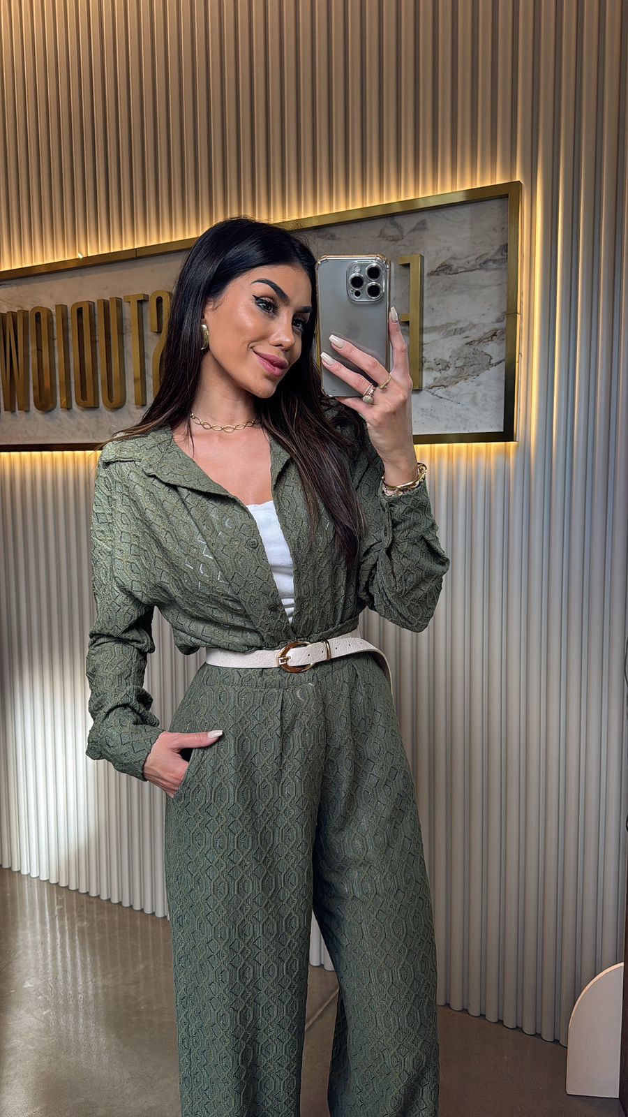 CAMISA MARRAKESH VERDE MUSGO