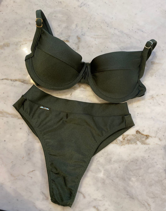 BIQUÍNI BRIGITTE GLOW VERDE MUSGO