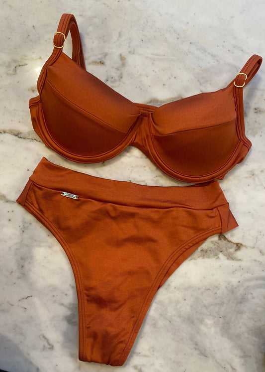 BIQUÍNI BRIGITTE GLOW COBRE