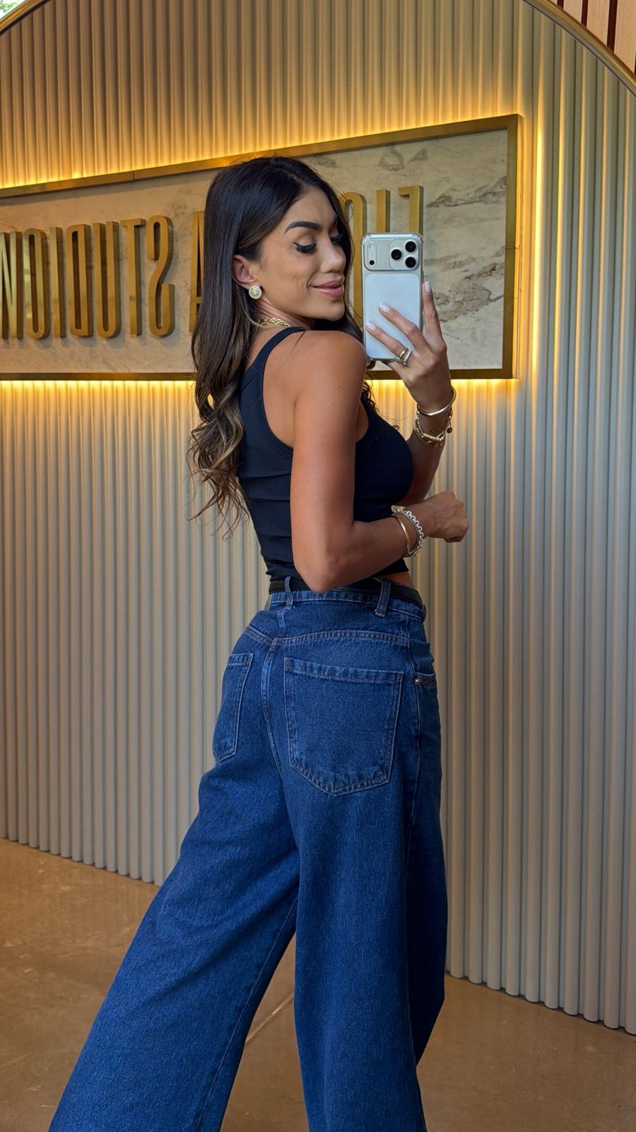 REGATA FIORELLA CROPPED CANELADA PRETA