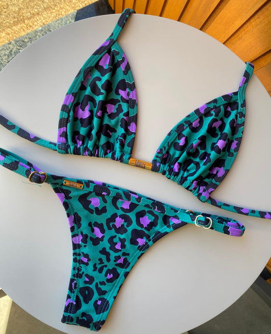 BIQUÍNI ANITTA ANIMAL PRINT ESMERALDA