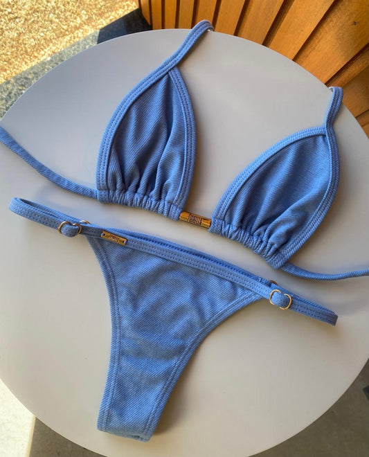 BIQUÍNI ANITTA AZUL JEANS CLARO