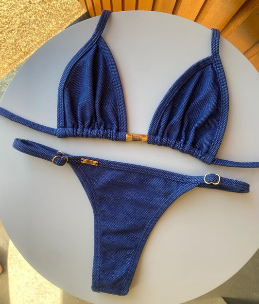 BIQUÍNI ANITTA AZUL JEANS ESCURO
