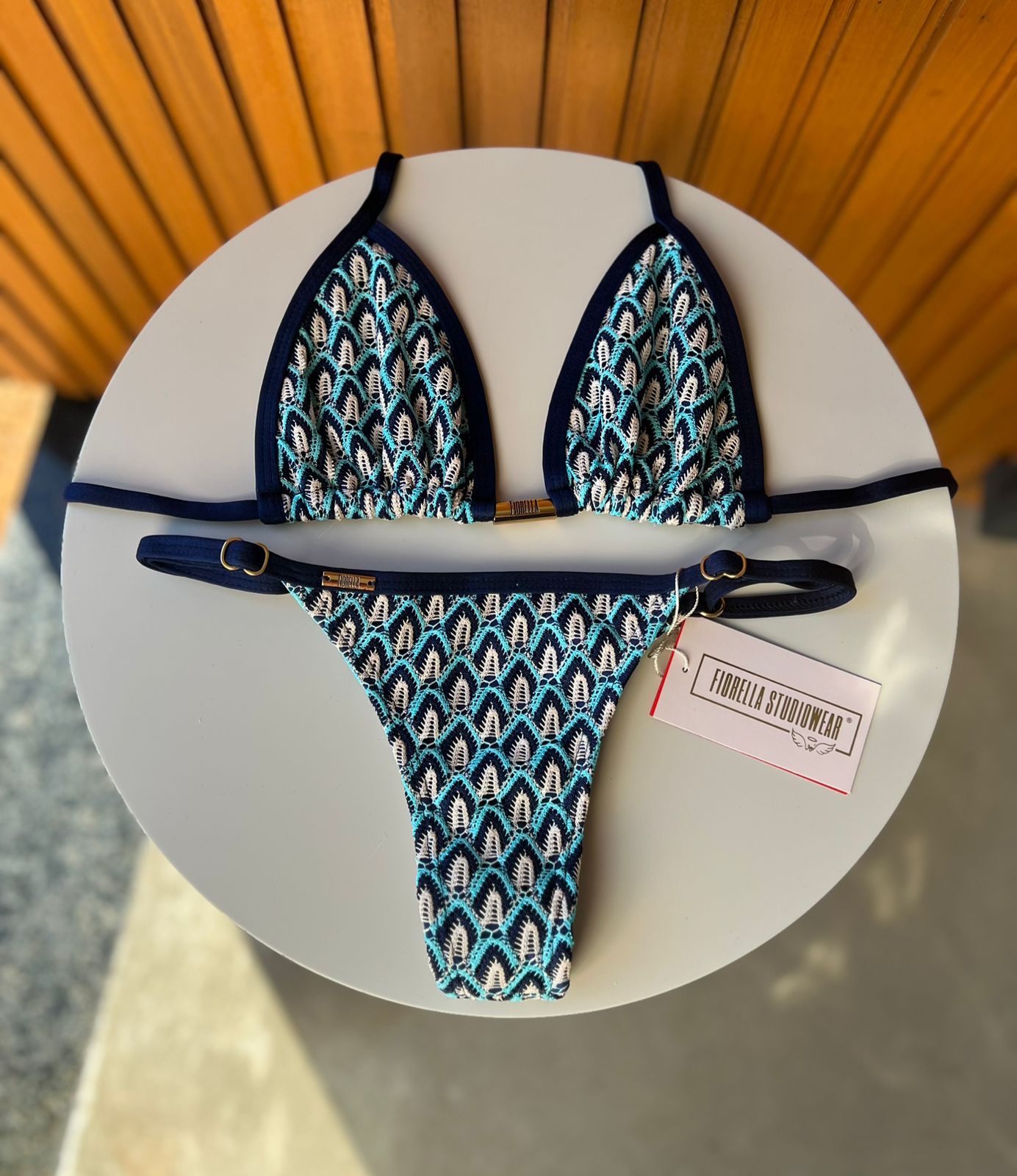 BIQUÍNI ANITTA TRICOT CARTAGENA TIFFANY/ AZUL MARINHO