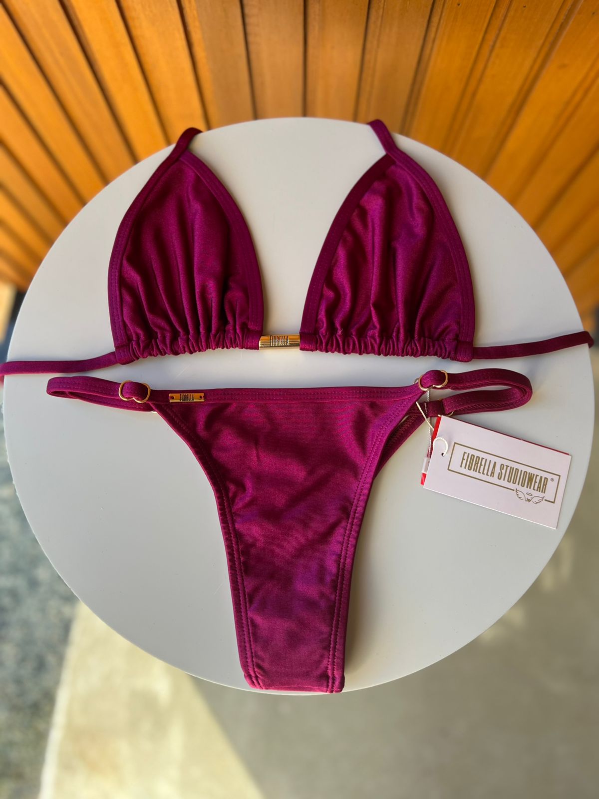 BIQUÍNI ANITTA GLOW BORDO