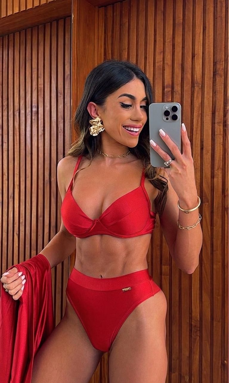 BIQUÍNI BRIGITTE GLOW VERMELHO
