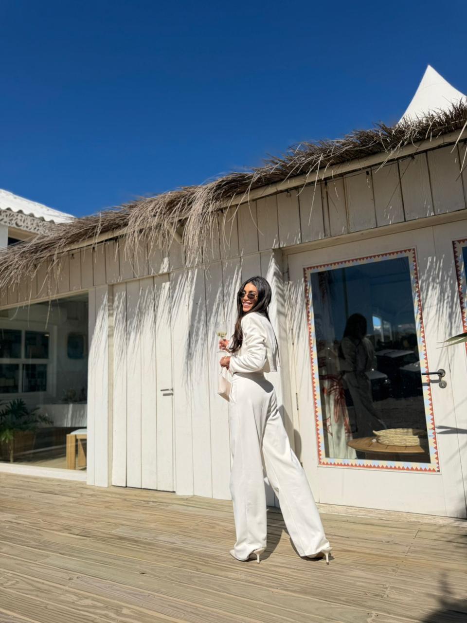 CONJUNTO CELINE OFF WHITE