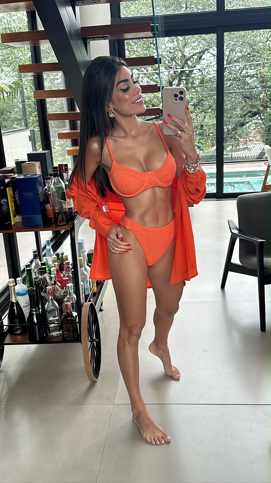 CAMISA SANTORINI ORANGE
