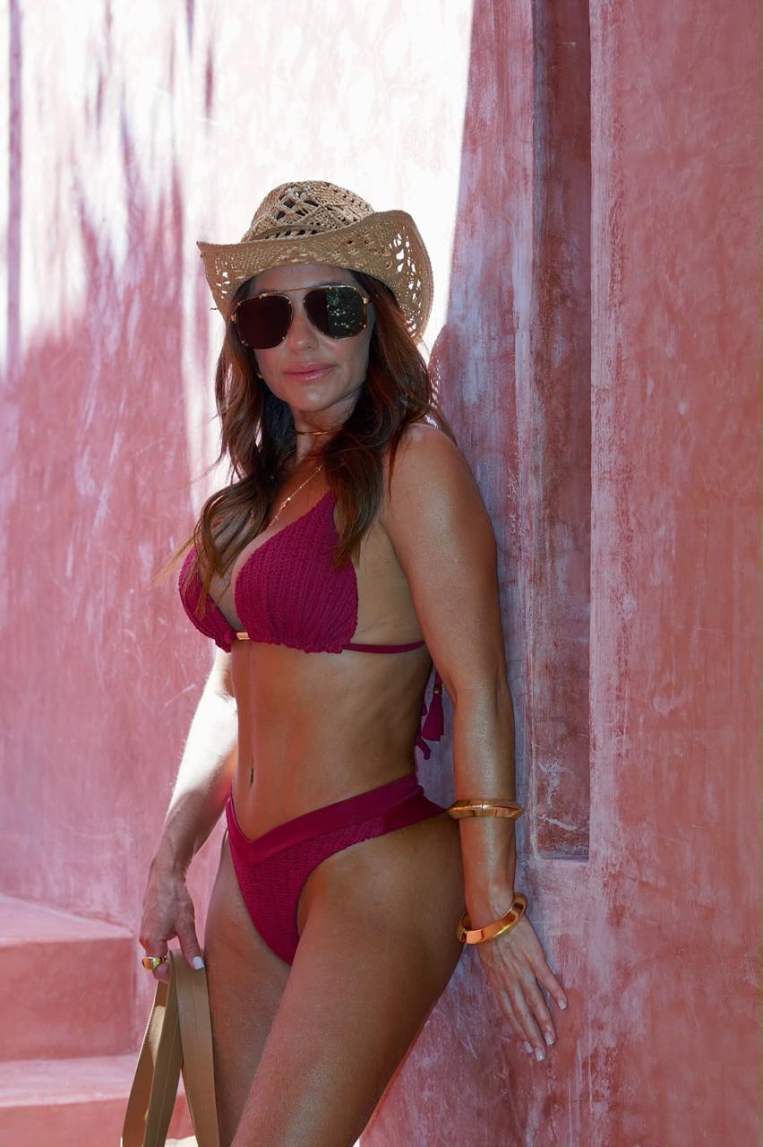 BIQUÍNI GENOVA CROCHÊ TULUM BORDÔ