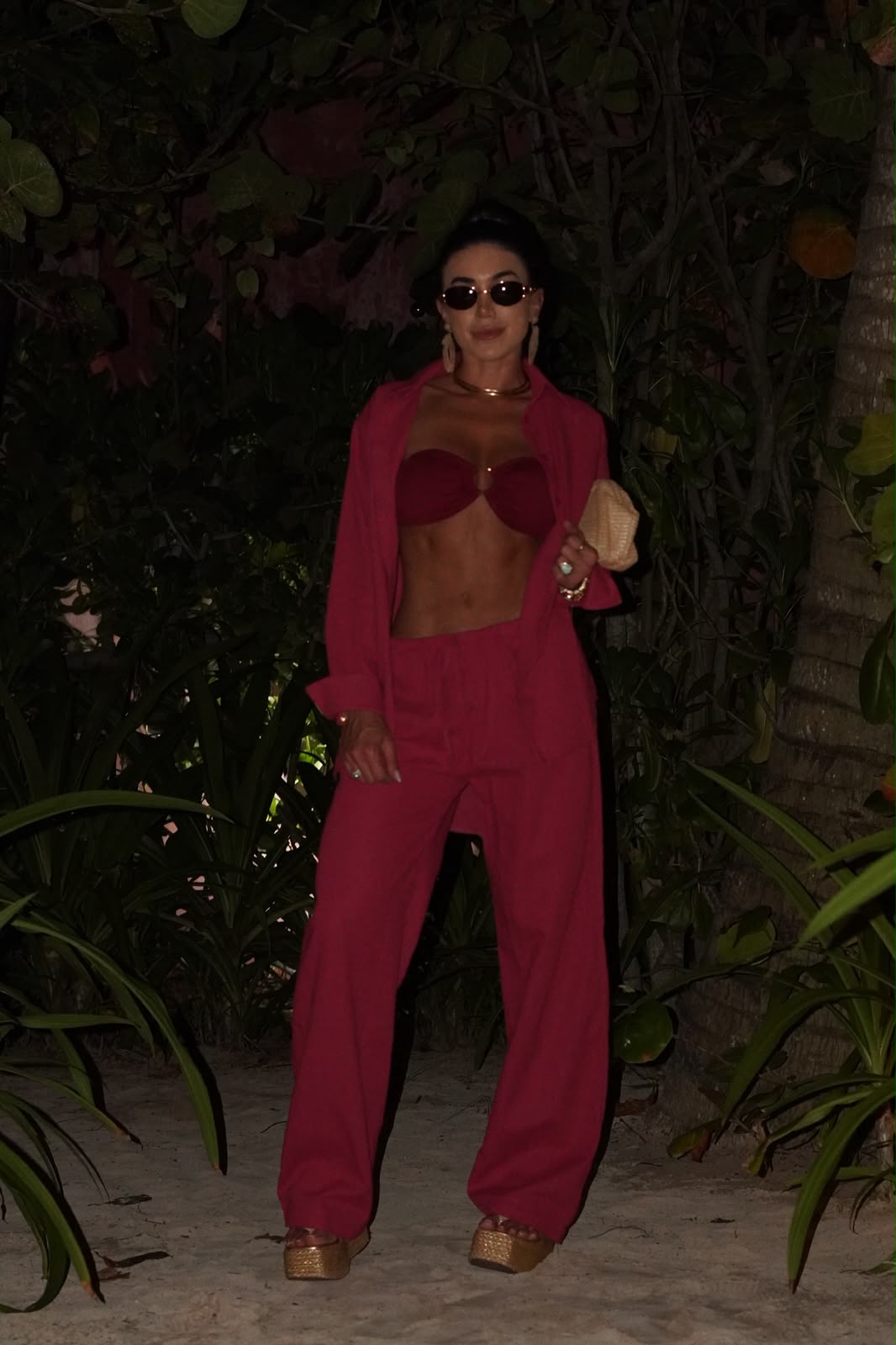 CALÇA LUNA BORDÔ