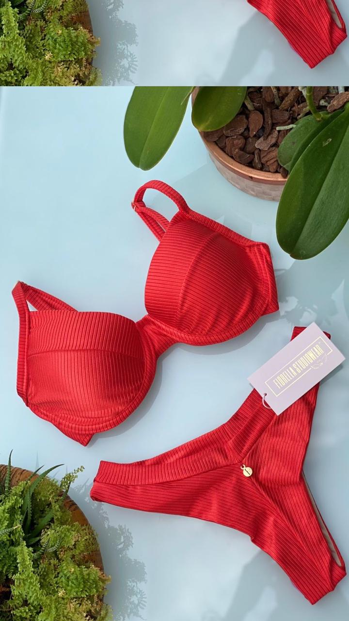 BIQUÍNI MARRY EDEN VERMELHO
