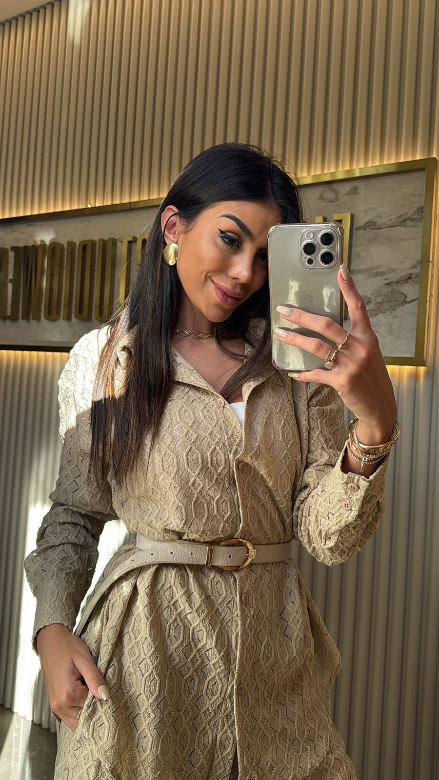 CAMISA MARRAKESH MOCCA