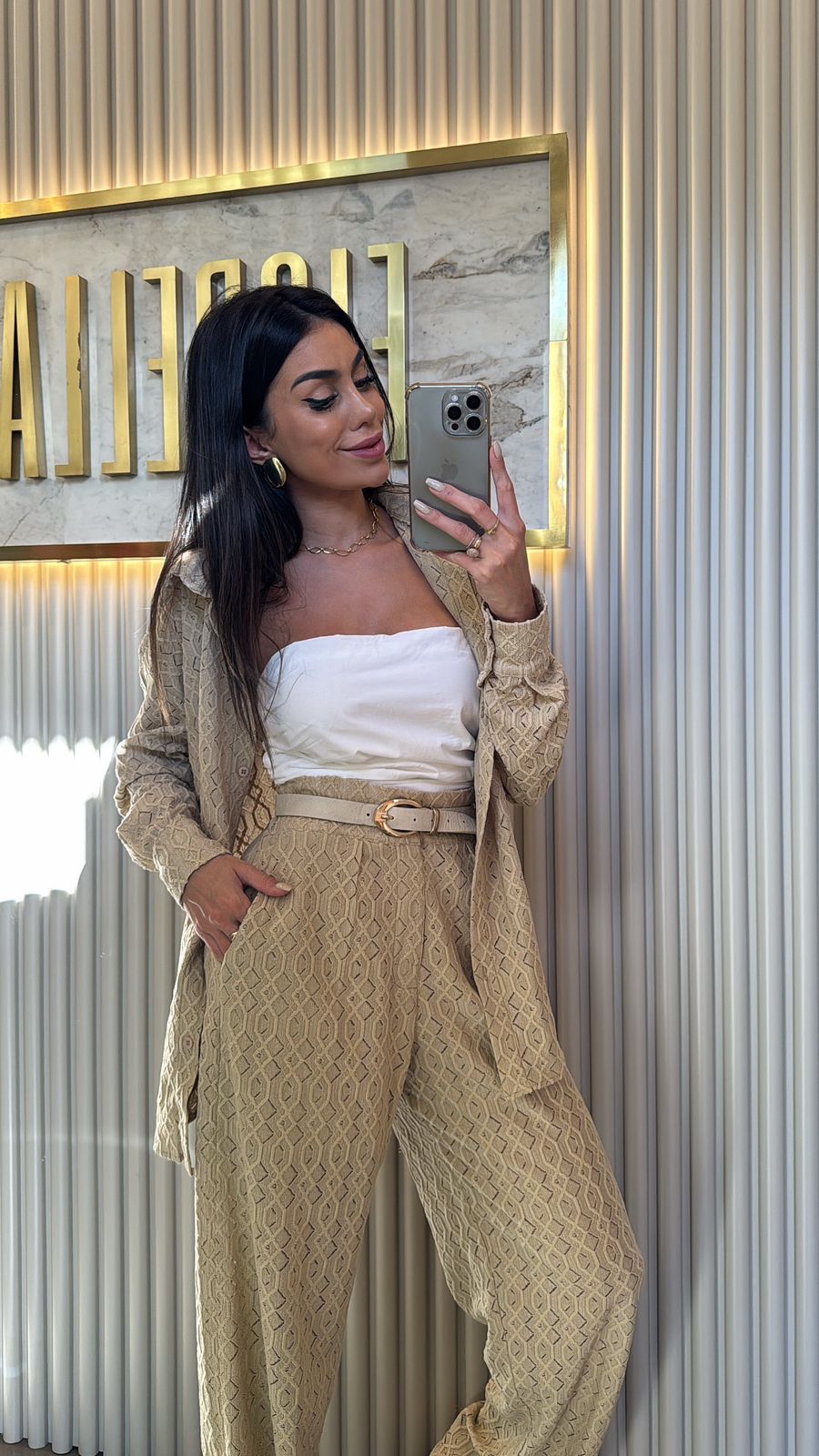 CAMISA MARRAKESH MOCCA