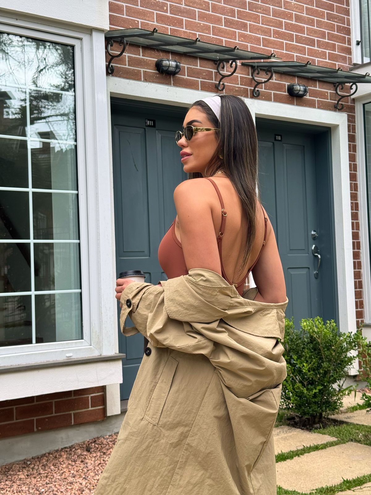 MACACÃO SERENA POLIAMIDA CARAMELO