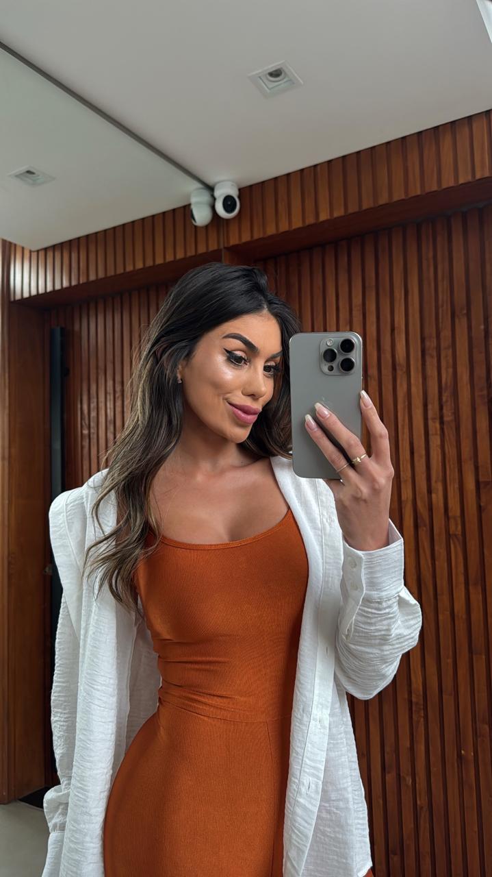 MACACÃO SERENA MICROCANELADO GOLD