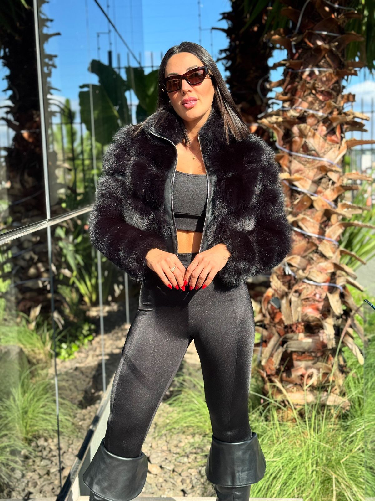 LEGGING VIRGÍNIA MONTARIA CIRRE PRETA