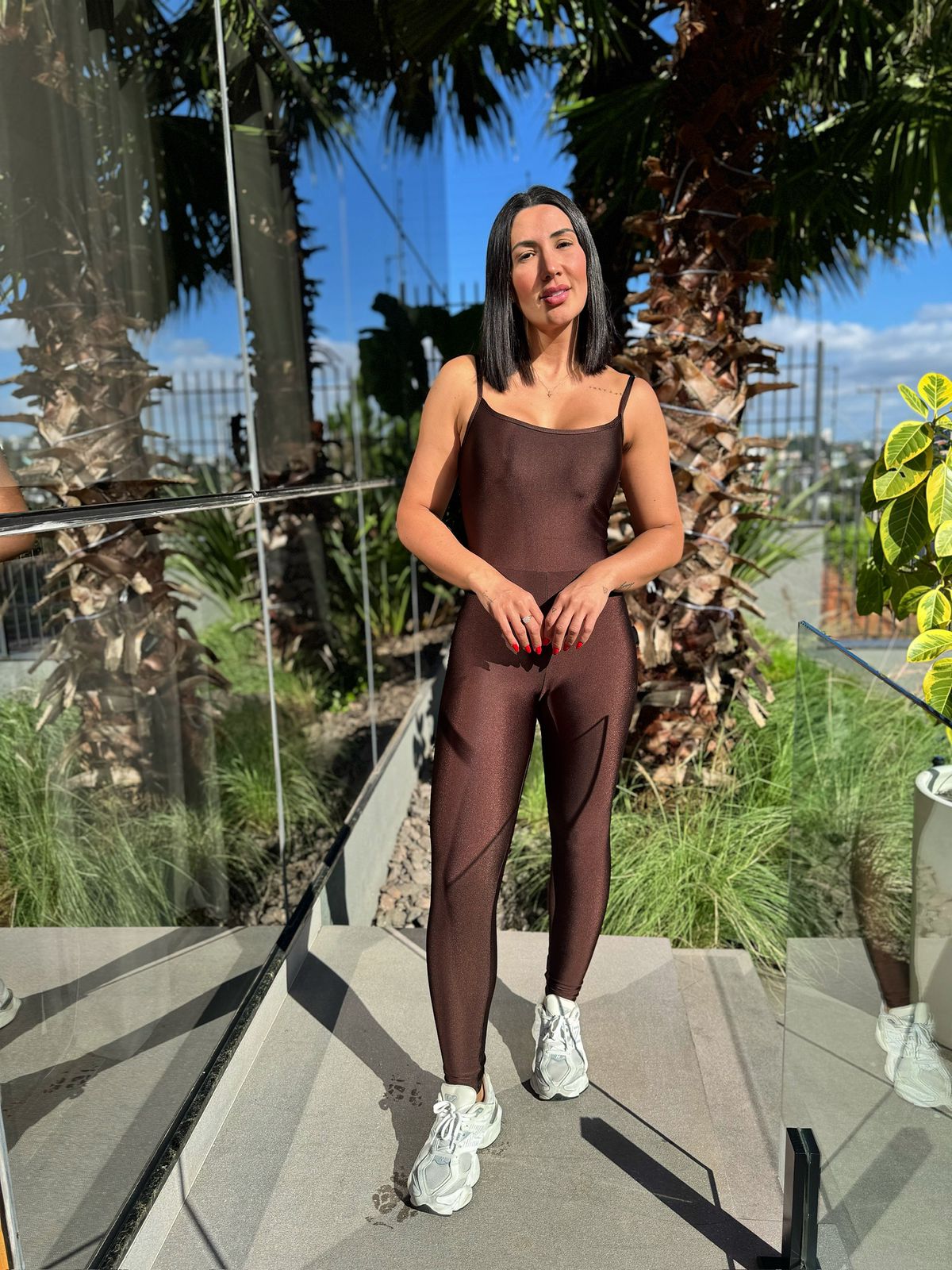 MACACÃO SERENA CIRRE MARROM