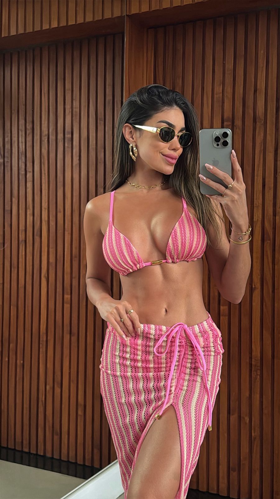 SAIA MIDI TRICOT TUTI FRUTTI