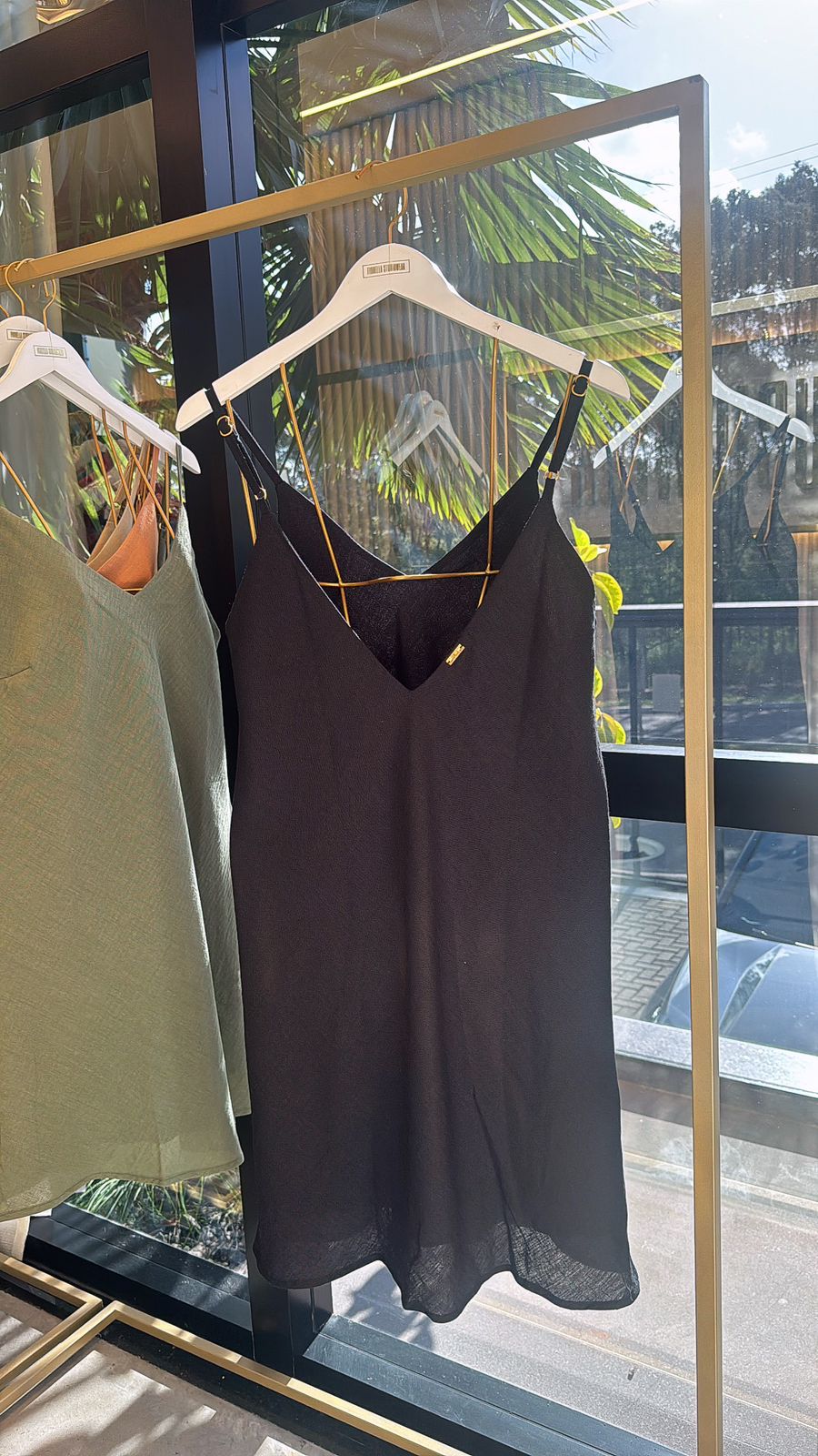 VESTIDO SANTORINI CURTO PRETO