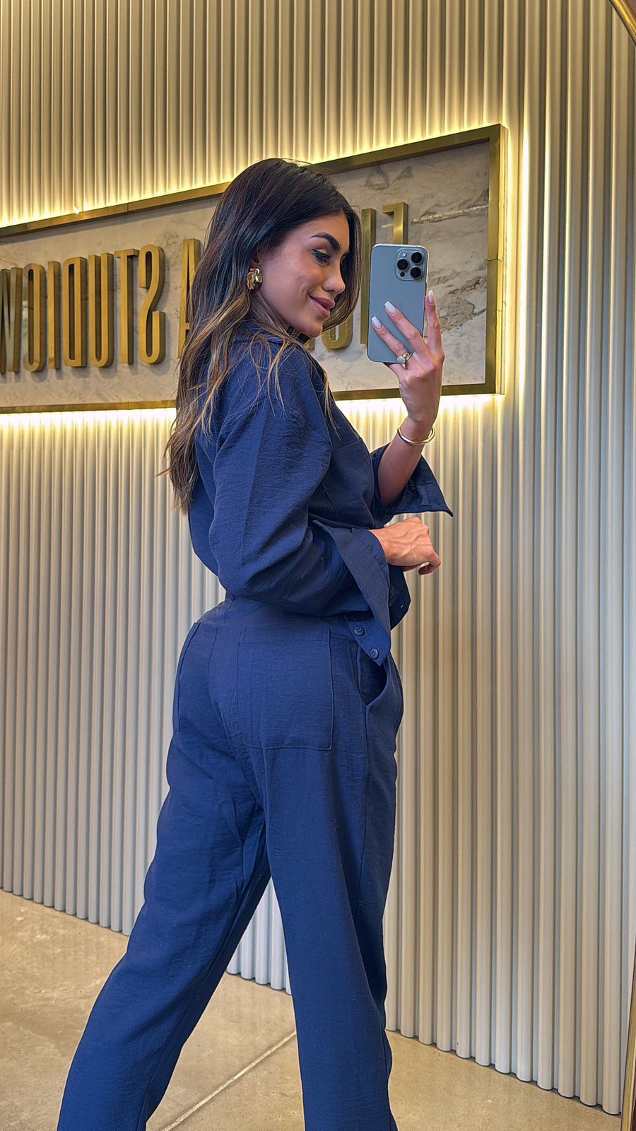 CAMISA ÉTEKA AZUL MARINHO