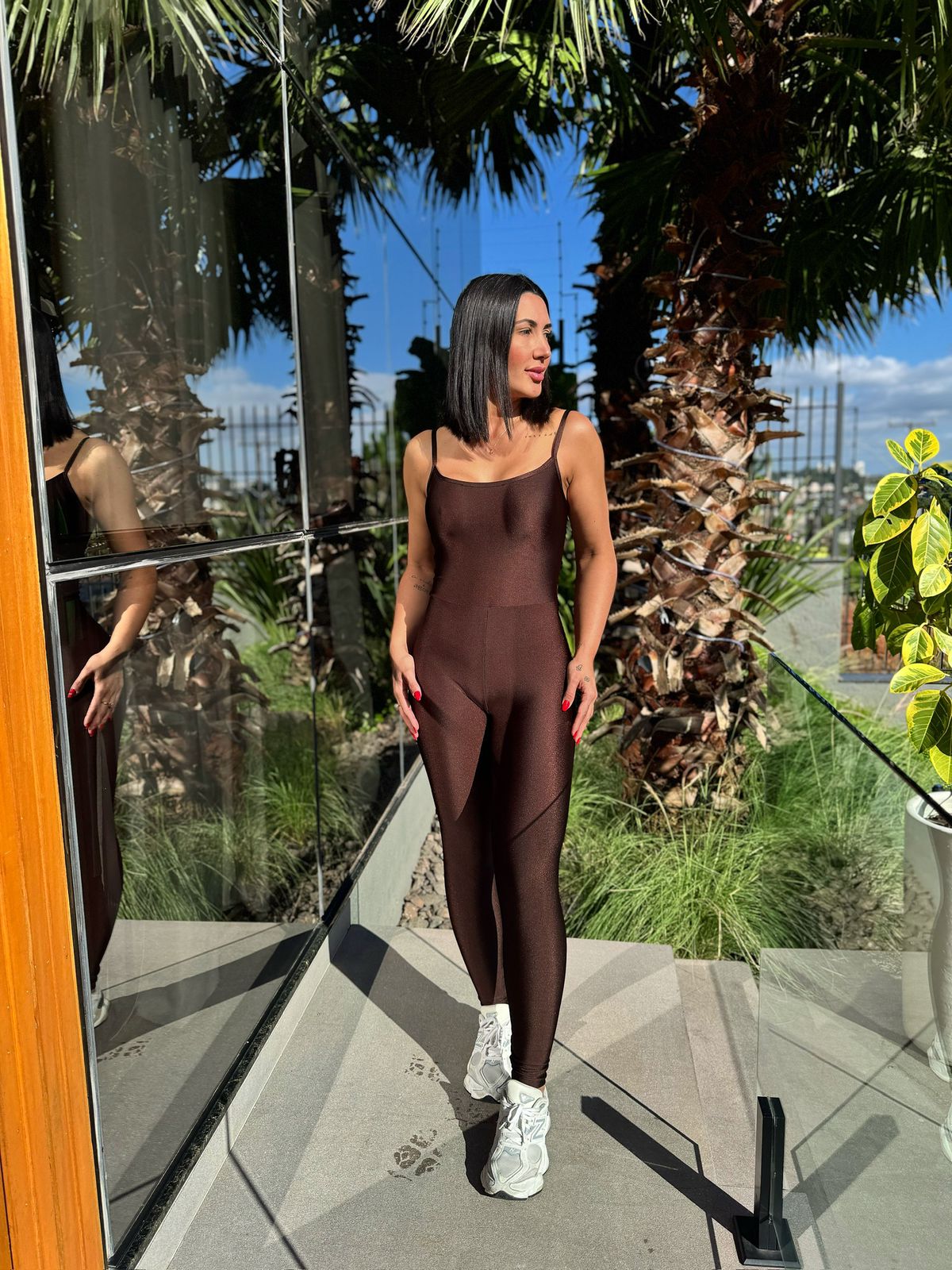 MACACÃO SERENA CIRRE MARROM