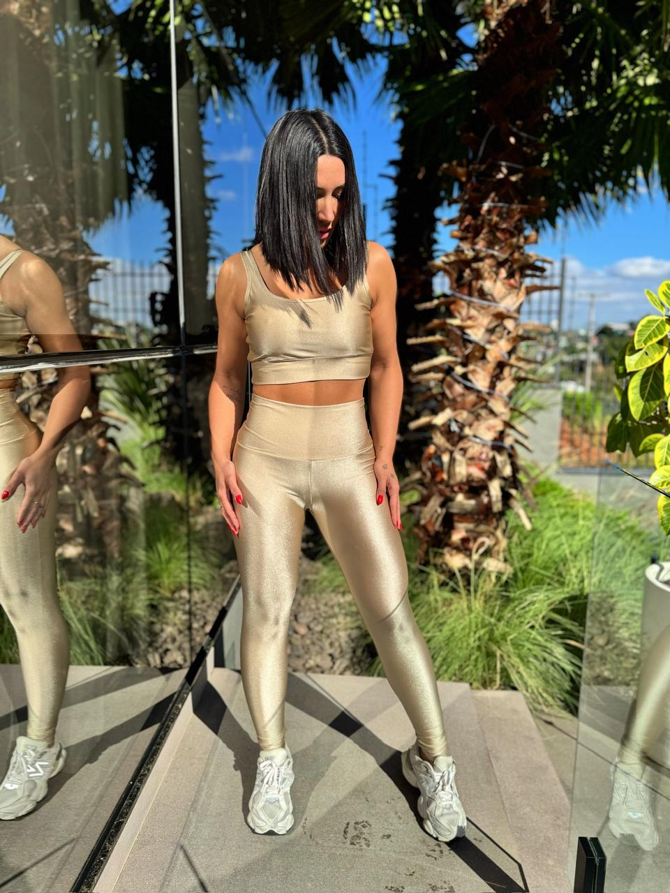 LEGGING FIORELLA CIRRE DOURADO