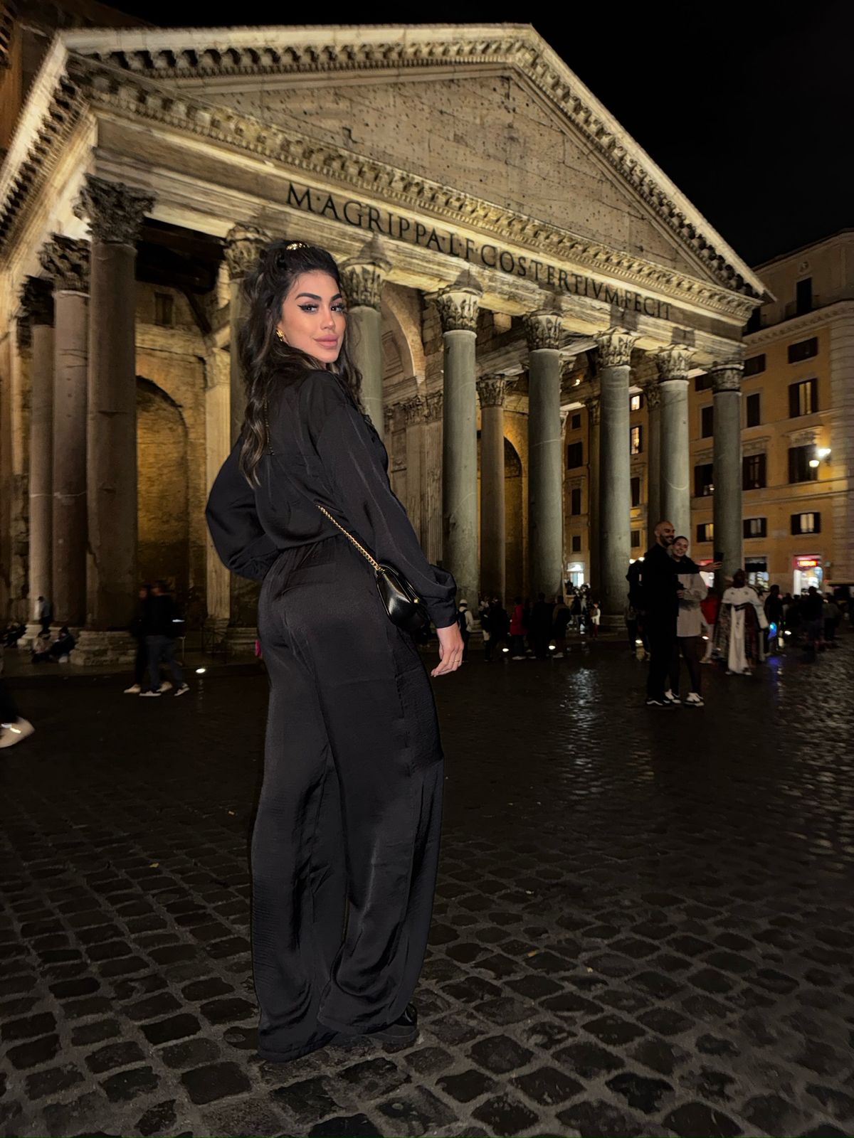 CAMISA SEDA ITALY PRETA